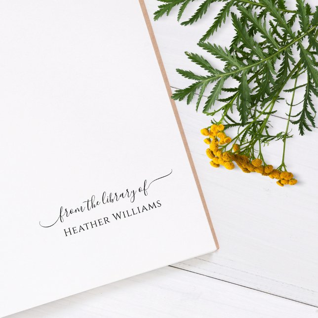 Sello De Caucho Libro de escritura manual simple y elegante Minima (Subido por el creador)