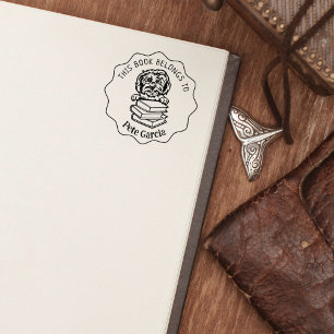 Sello De Caucho Libro de perros malteses