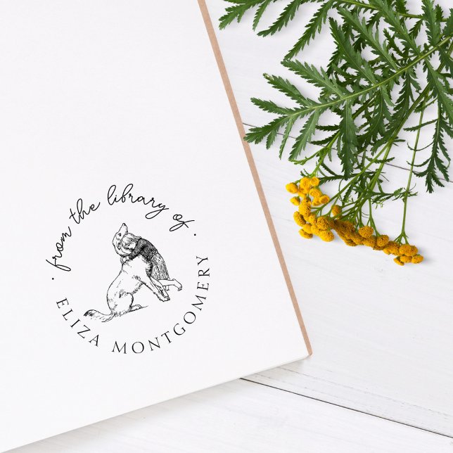 Sello De Caucho Libros de la biblioteca de Chicas y Personalizados (Subido por el creador)