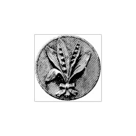Sello De Caucho Lily del Valle Engraving