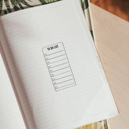 Sello De Caucho Lista de comprobación, nota o lista de tareas pend