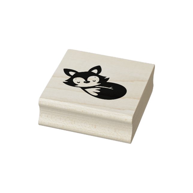Sello De Caucho Little Sleeping Fox (Sello)