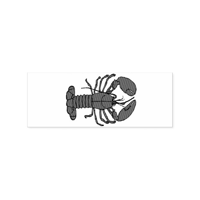 Sello De Caucho Lobster de Red Maine Thunder_Cove (Impresión)