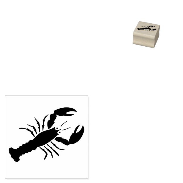 Sello De Caucho Lobster Red Crustacean Love 4Joanie (Sellado)