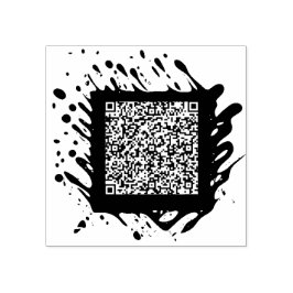 Sello De Caucho Logo de QR Code Company aquí