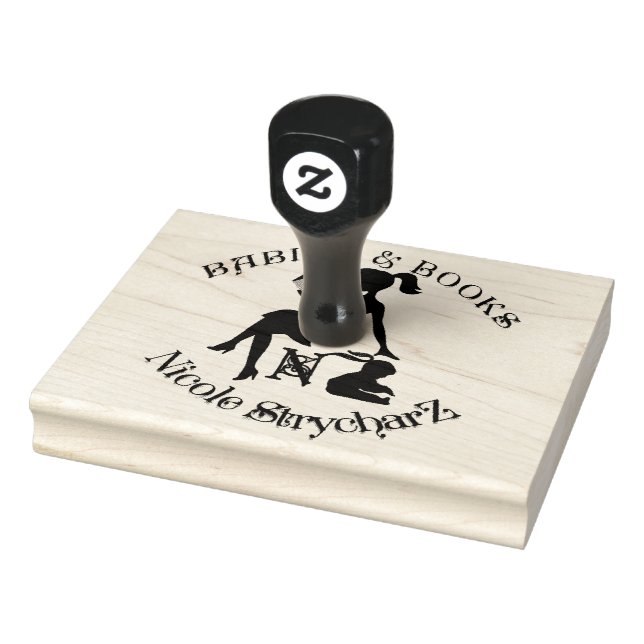 Sello De Caucho Logo del autor (Nicole Strycharz) (Sello)