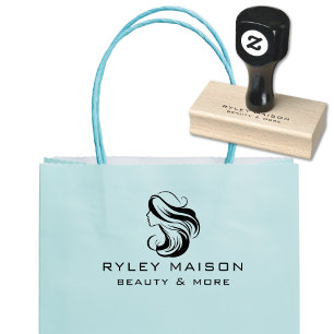 Sello De Caucho Logo femenino moderno