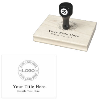 Sello De Caucho Logotipo básico personalizado