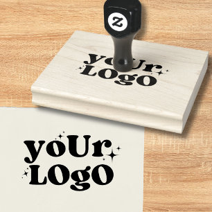Sello De Caucho Logotipo comercial de empresa personalizado