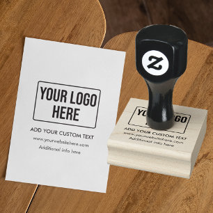 Sello De Caucho Logotipo comercial personalizado Promoción persona
