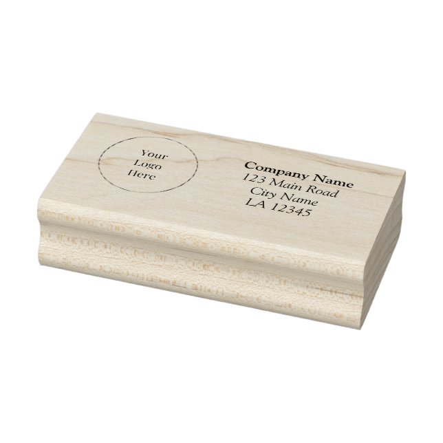 Sello De Caucho Logotipo comercial | Plantilla de empresa moderna (Sello)