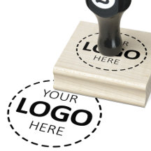 Logotipo de madera para negocios personalizados