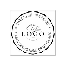 Sello De Caucho Logotipo de negocio de personalizado | Logotipo de