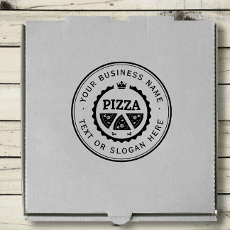Sello De Caucho Logotipo de negocio para Personalizado PIZZA Grand