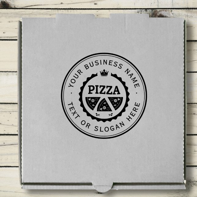 Sello De Caucho Logotipo de negocio para Personalizado PIZZA Grand (Subido por el creador)