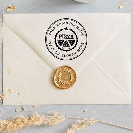 Sello De Caucho Logotipo de negocio para Personalizado PIZZA Grand