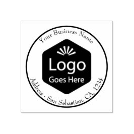 Sello De Caucho Logotipo de negocio personalizado