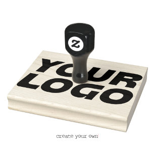 Sello De Caucho Logotipo de negocio personalizado Gran Stationery