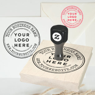 Sello De Caucho Logotipo de negocio personalizado grande