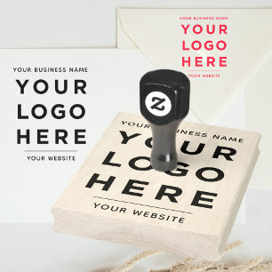 Sello De Caucho Logotipo de Personalizado de sitio web de nombre c