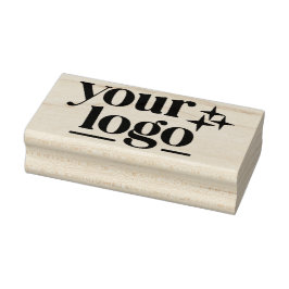 Sello De Caucho Logotipo de Rectángulo profesional de personalizad