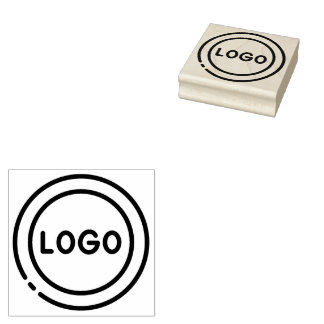 Sello De Caucho Logotipo Empresarial Personalizado