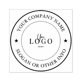 Sello De Caucho Logotipo Empresarial Personalizado