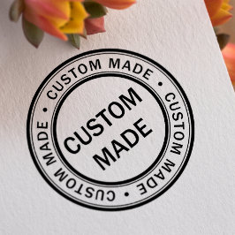 Sello De Caucho Logotipo para empresas pequeñas hecho por personal