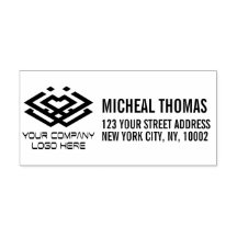 Logotipo personalizado Dirección de devolución pro