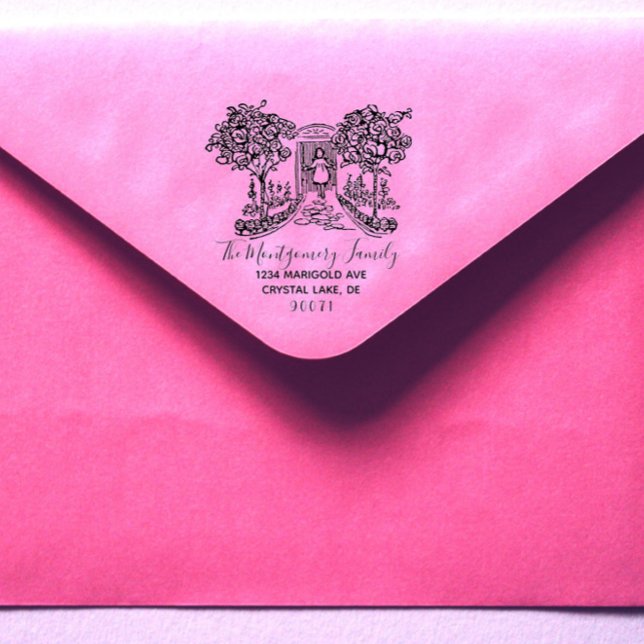 Sello De Caucho Logotipo personalizado Elegante Dirección de devol (Subido por el creador)
