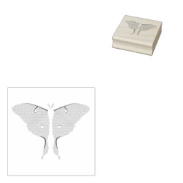 Sello De Caucho Luna Moth