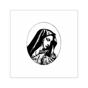 Sello De Caucho Madre triste Maria Mater Dolorosa