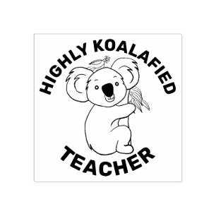 Sello De Caucho Maestra cualificada en Koala, muy Koalafied