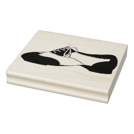 Sello De Caucho Maestra de zapato de bailes de bailes negros de Ox