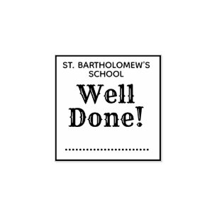 Sello De Caucho Maestra Escolar Bien Hecho Marcando Hogar