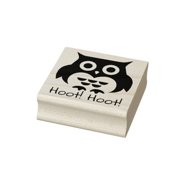 Sello De Caucho ¡Maldita lechuza Hoot! ¡Hoot! (Sello)