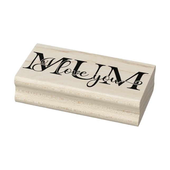 Sello De Caucho Mamá te amo (Sello)
