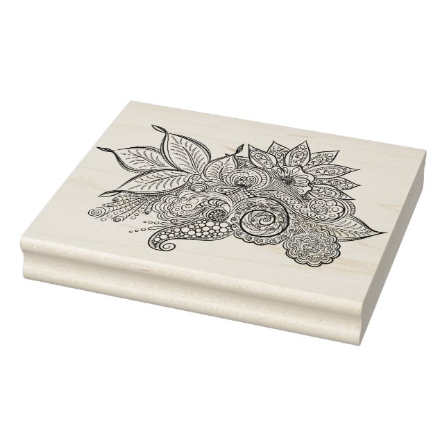 Sello De Caucho Mandala (Sello)
