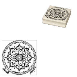 Sello De Caucho Mandala