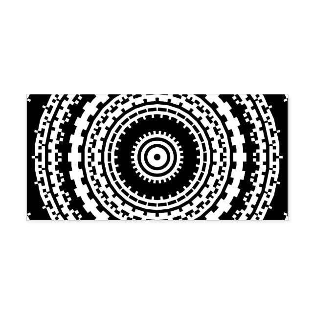 Sello De Caucho Mandala (Impresión)