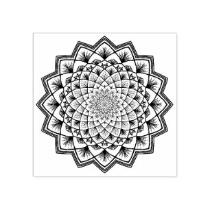 Sello De Caucho Mandala