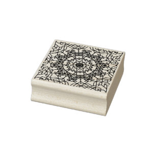 Sello De Caucho Mandala geométrica simple