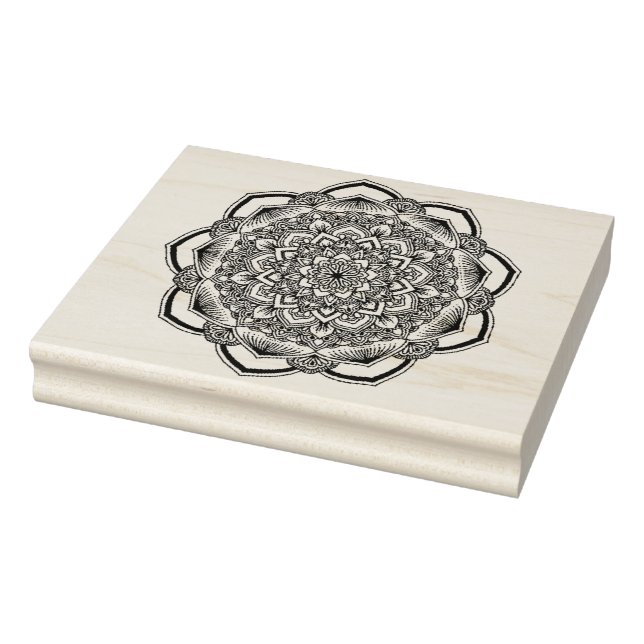 Sello De Caucho Mandala grande (Sello)
