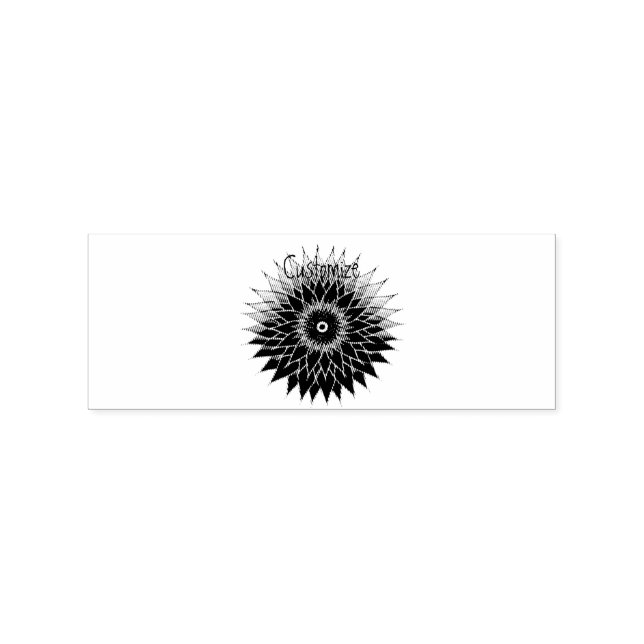 Sello De Caucho Mandala Lotus Blossom Thunder_Cove (Impresión)