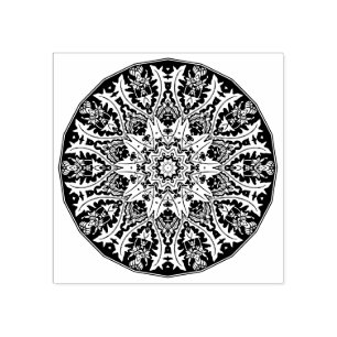 Sello De Caucho Mandala ornamental
