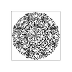Sello De Caucho Mandala ornamental