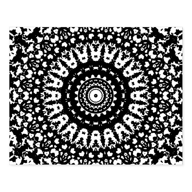 Sello De Caucho Mandalas (Impresión)