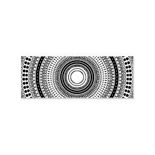 Sello De Caucho Mandalas