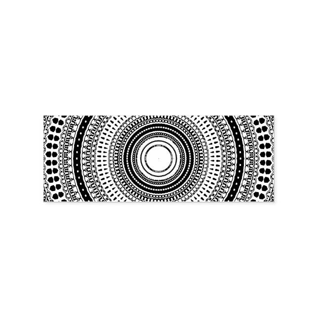 Sello De Caucho Mandalas (Impresión)