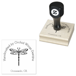 Sello De Caucho Manejo De La Lanza Dragónica Por Personalizable